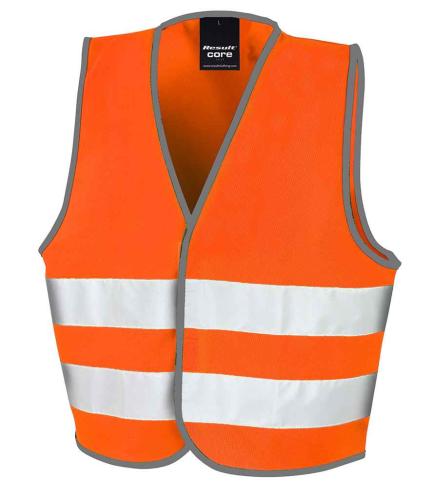 Result Core Kids Hi-Vis Safety Vest - FLO - 45447